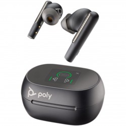 Poly Voyager Free 60+ [216065-02] - Наушники, умный зарядный чехол, USB-C, Carbon Black